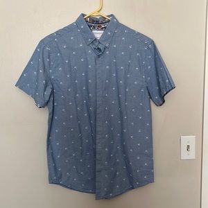 Palm tree button up shirt